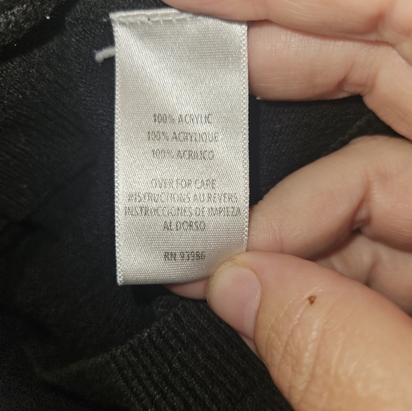 Casual Corner Annex Womans Long Sleeve Black Mock Neck Sweater Size X - Picture 8 of 13